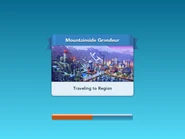 The Mountainside Grandeur loading screen.