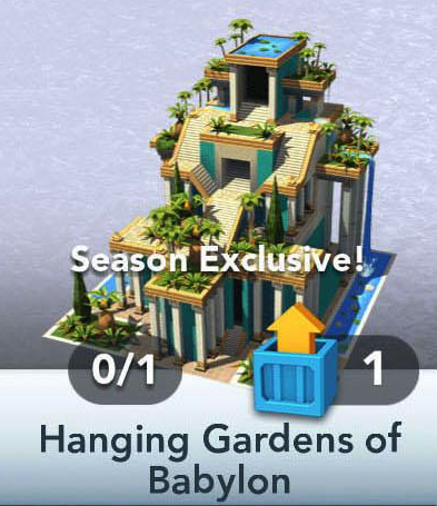 the hanging gardens of babylon model
