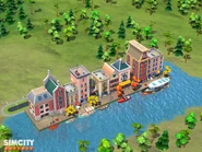 Amsterdam Canal South Waterside in the daytime.