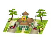 Rustic Village Bus station