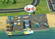 Cargo Ship Alert for when it's about to depart and the requested items have not been fulfilled.