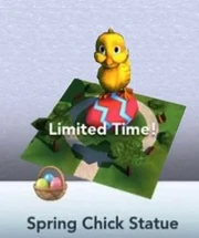 Spring Chick Statue