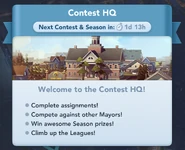 CoM HQ Title Screen.jpeg (758 KB) Contest of Mayors HQ Screen - Before the Start of a new Season.