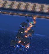 Lagoon Retreat at night.
