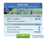 Smart City Requirement Screen