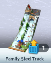 Family Sled Track Storage