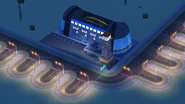 Airship Hanger at night. (High Graphics)