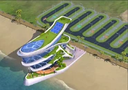 Alpha Science Center at day.