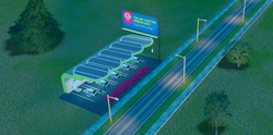 Nissan Leaf Charging Station