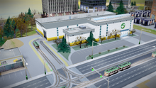 Трамвайное депо SimCity 2013