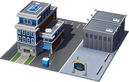 Basic Police Station in SimCity BuildIt.