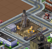 An incinerator in SimCity 3000