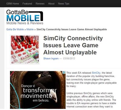 Reportagem GottaBe MOBILE