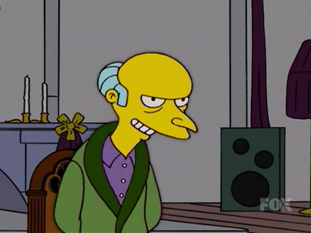 Mr burns. Бернс Монтгомери 2022. Симпсоны Мистер Бернс призрак. Мистер Бернс инопланетянин. Монтгомери Бернс симпсоны сливает отходы.