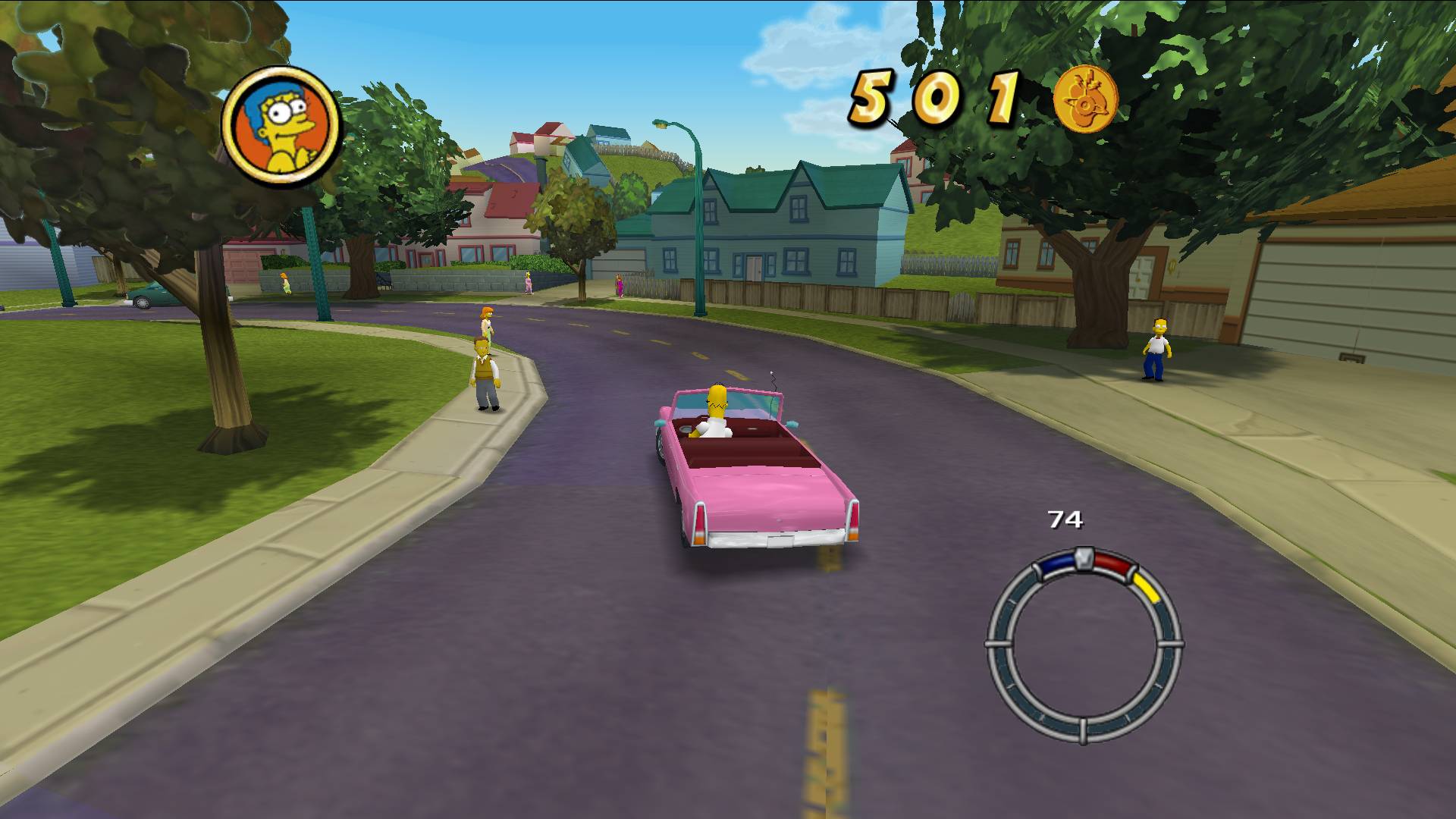 The simpsons hit run текстуры