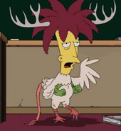 Sideshow Chicken in Treehouse of Horror XXVI