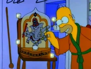 "Hey, Ganesha, want a peanut?"