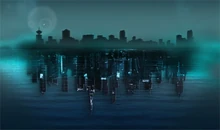 Present and Future Vancouver silhouette.