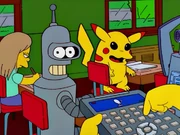 Bender and Pikachu with the wrong colors