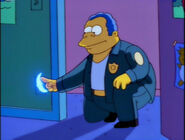 Wiggum in a more informal version of his uniform