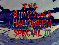 The Simpsons Halloween Special III - Title Card