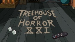 Treehouse of Horror XXI - Title Card