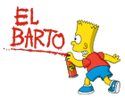 El Barto (graffiti on Moe's Tavern rooftop)
