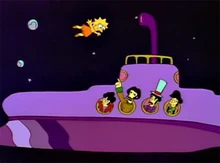 Vejam, é a Lisa no céu!