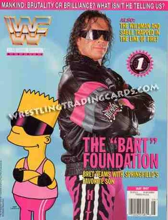 bret hart simpsons figure