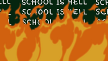 School is Hell - Title Card