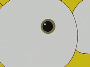 Marge's eye color.
