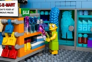 Jasper frozen in the freezer as seen in the Lego Kwik-E-Mart playset