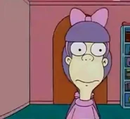 Terri with a ponytail.