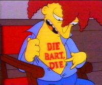 Bob's "Die Bart, Die" tattoo