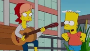 Mary singing her song to Bart.