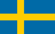 The actual Swedish flag