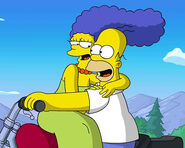 Homer and Marge