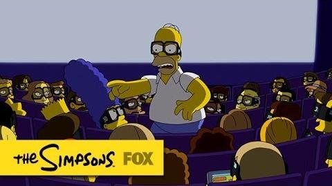 Theater Etiquette from "Steal This Episode" THE SIMPSONS ANIMATION on FOX