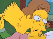 Bart kisses the teacher