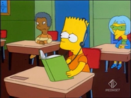 A screenshot of Sideshow Bob Roberts aired on Italia 1 in 4:3.