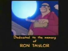 Ron Taylor dedication