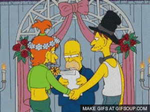 Brandine & Cletus se casando