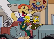 Mr. Burns is almost finished with his scavenger hunt.