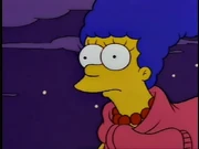 Marge with a pink bead