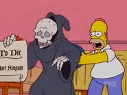 Simpsons-2014-12-20-06h13m57s73.png (192 KB) The Grim Reaper is killed by Homer, in revenge for the deaths of Snowball I and John F. Kennedy.