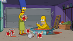 Homer with Marge in Looking for Mr. Goodbart