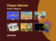 Homer's Odyssey - Chapter Selection Menu