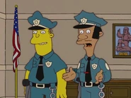 Lou as the new Chief of Police in "Pranksta Rap"