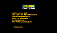 Disc 1 episode menu