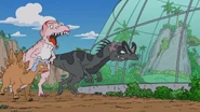 Simpsons geriatric park dinosaur 11 by mdwyer5 dezt9q5-pre.jpg (114 KB) a gray allosaurus in the right.